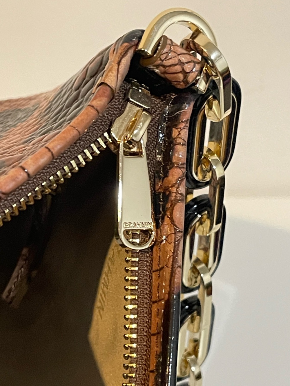 Brahmin Mod Lorelei Small Leather Chain Shoulder Bag - Picture 6 of 14